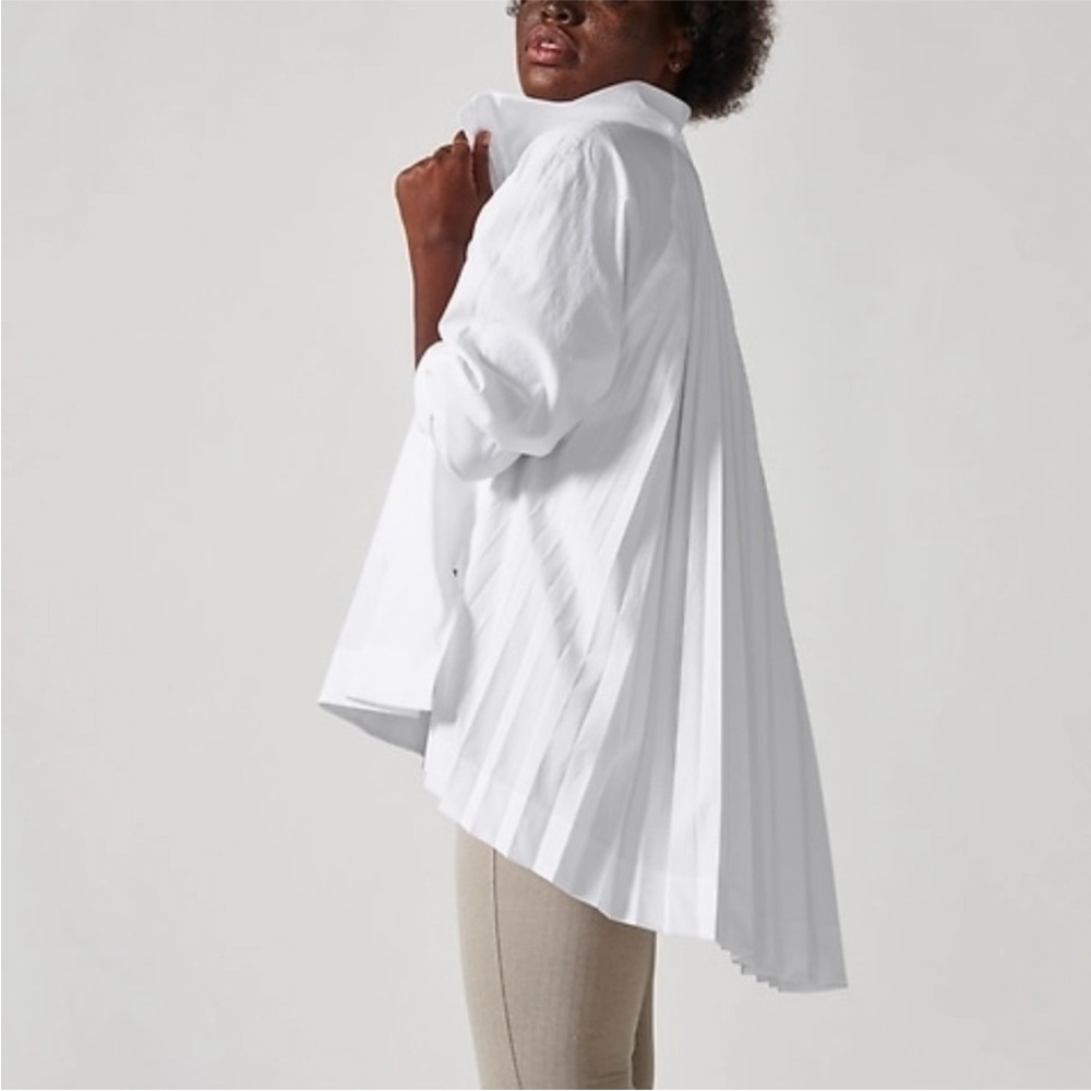 Athleta White Sojourn Top